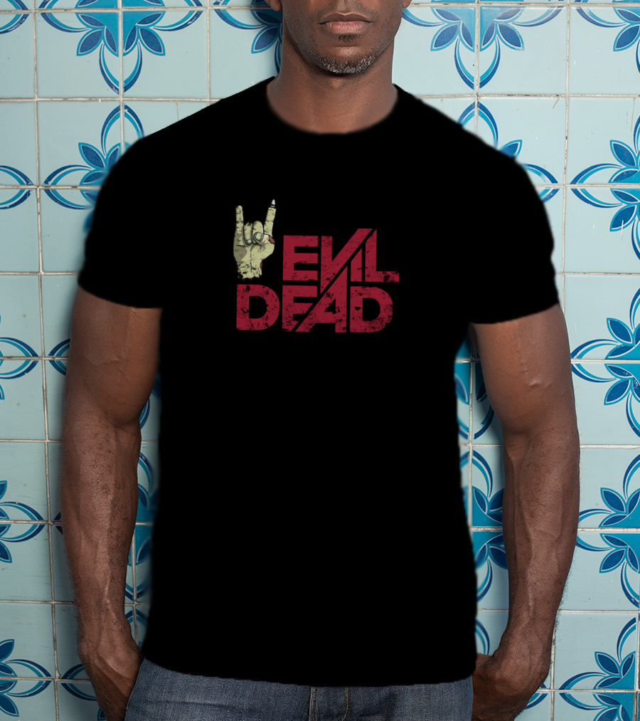 Evil Dead Metal Hand Gesture T-Shirt