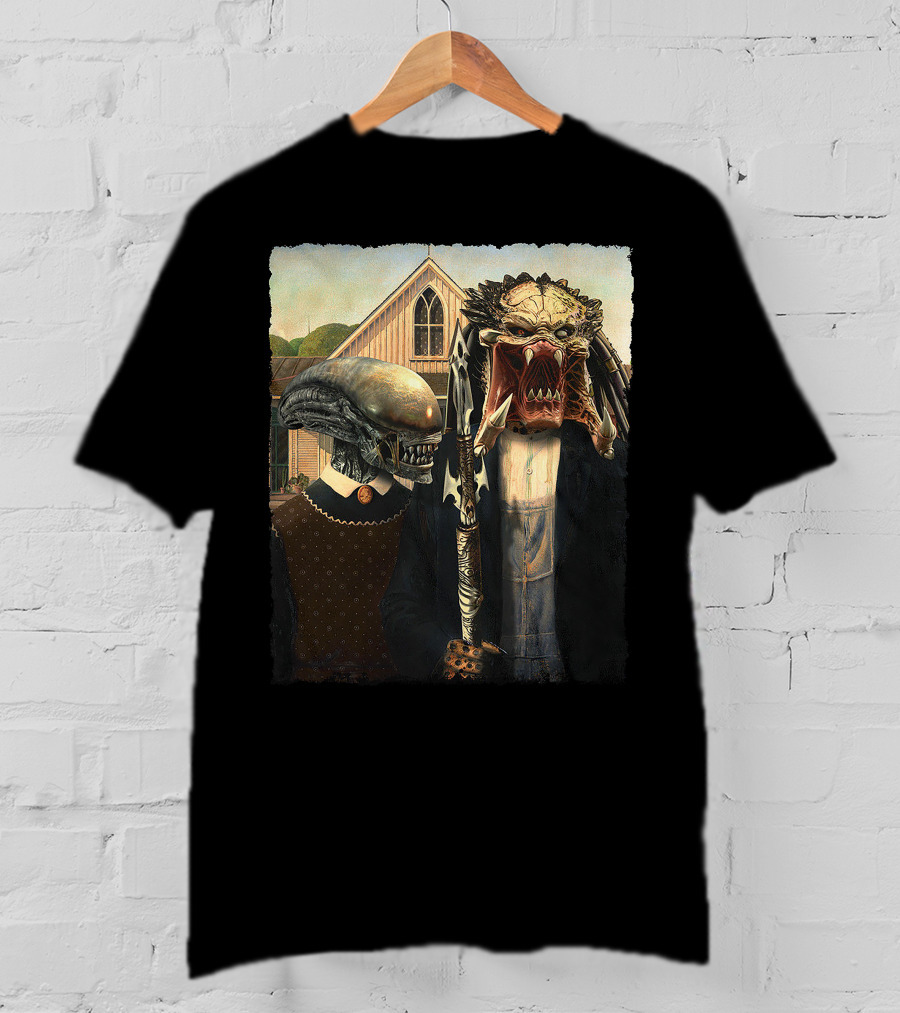 Aliens Predator Gothic T-Shirt