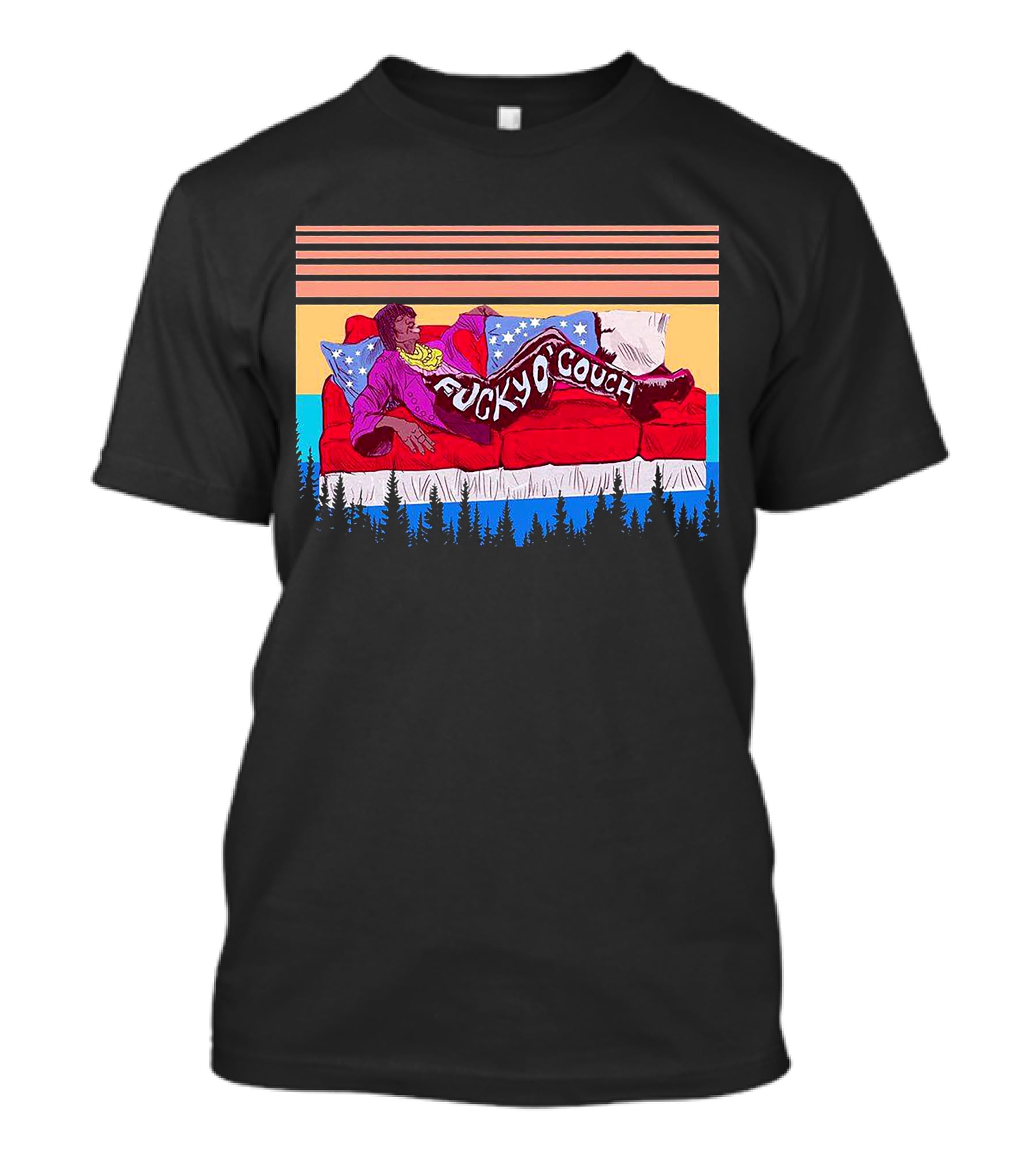 Dave Chappelle Rick James Character Illustration With Comedic Catchphrase T-Shirt