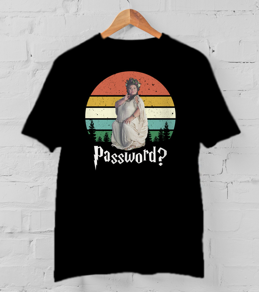 Password? Forest Sunset Greek Goddess T-Shirt