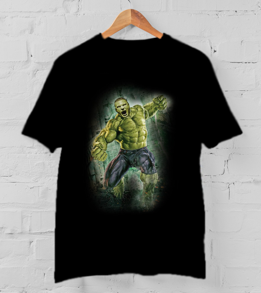 Brock Lesnar Hulk Transformation Superhero Power T-Shirt