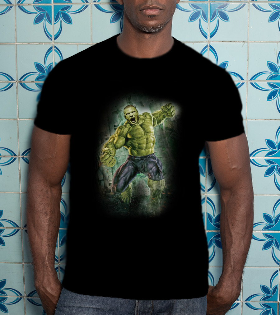 Brock Lesnar Hulk Transformation Superhero Power T-Shirt