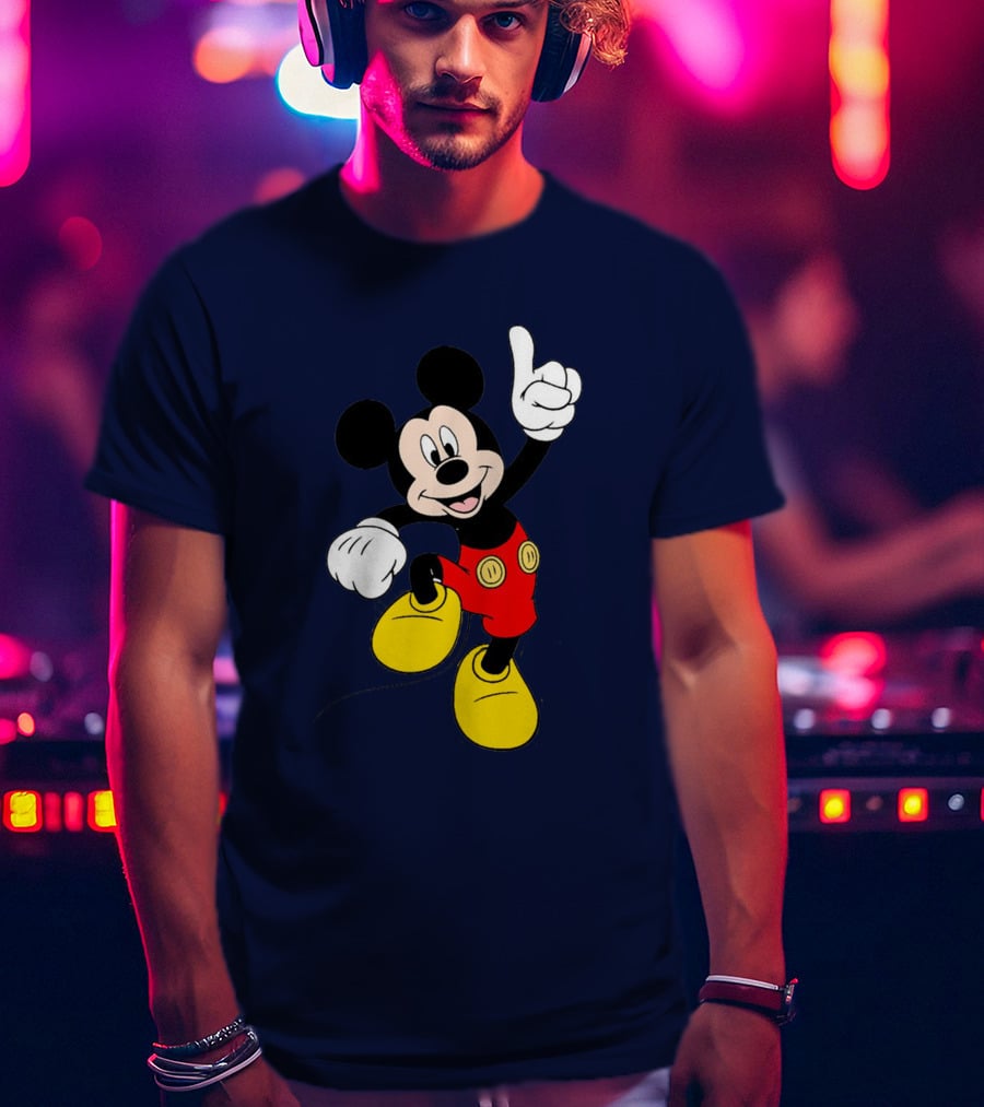 Mickey Mouse I'm So Happy Classic Disney Character T-Shirt