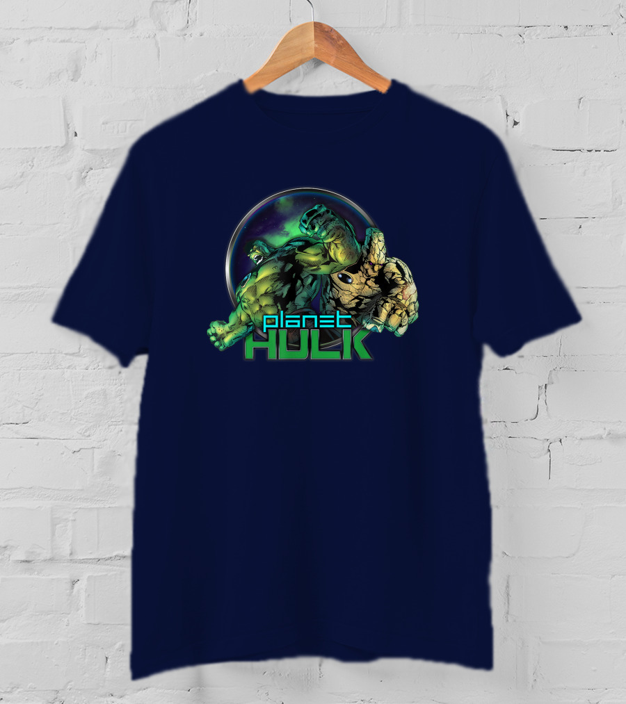 Marvel Planet Hulk And Korg Dynamic Duo Universe Crossover T-Shirt