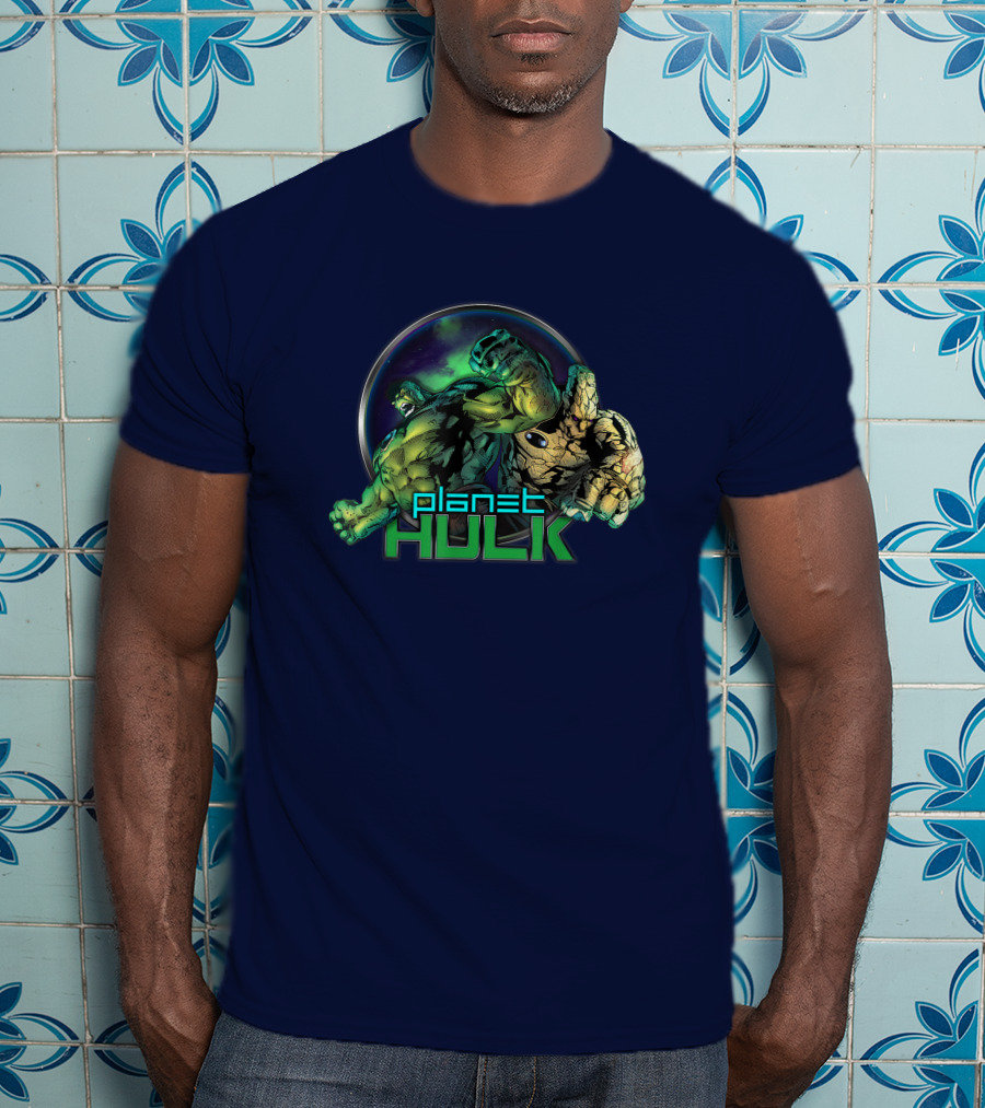 Marvel Planet Hulk And Korg Dynamic Duo Universe Crossover T-Shirt