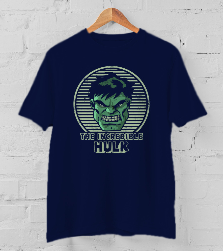 The Incredible Hulk Vintage Hulk Retro Face T-Shirt