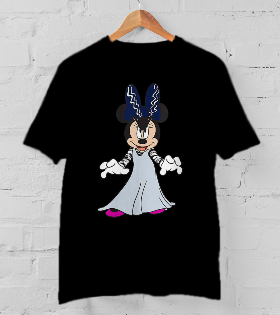 Minnie Mouse Halloween Frankenstein Costume Disney T-Shirt