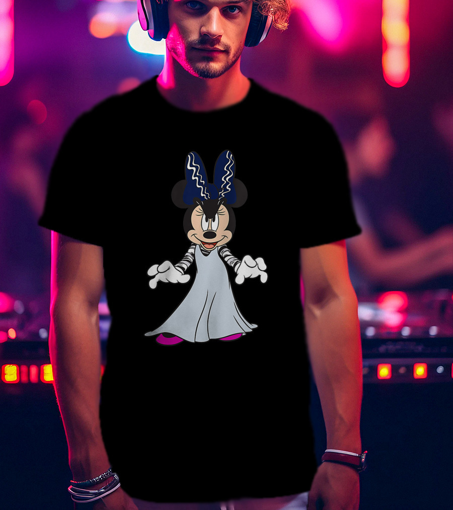 Minnie Mouse Halloween Frankenstein Costume Disney T-Shirt