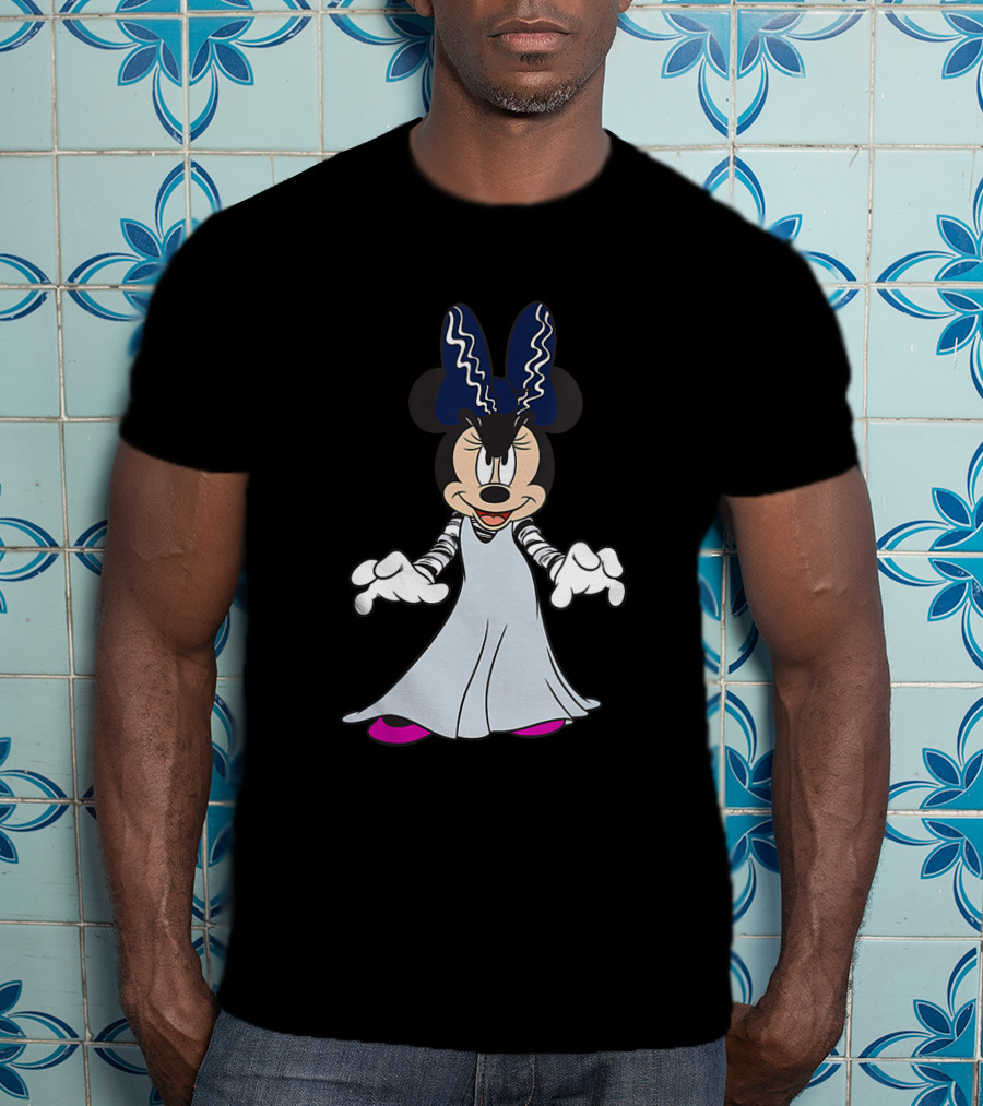 Minnie Mouse Halloween Frankenstein Costume Disney T-Shirt