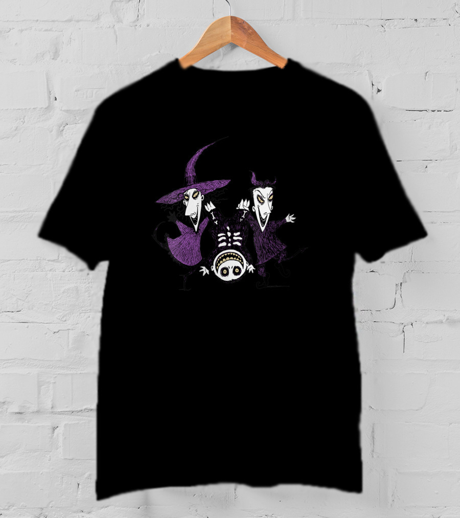 Disney Halloween Nightmare Before Christmas Lock Shock And Barrel Trick Or Treat T-Shirt