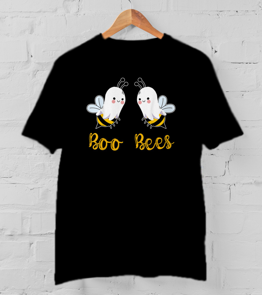 Boo Bees Funny Halloween Matching Ghost Bees T-Shirt