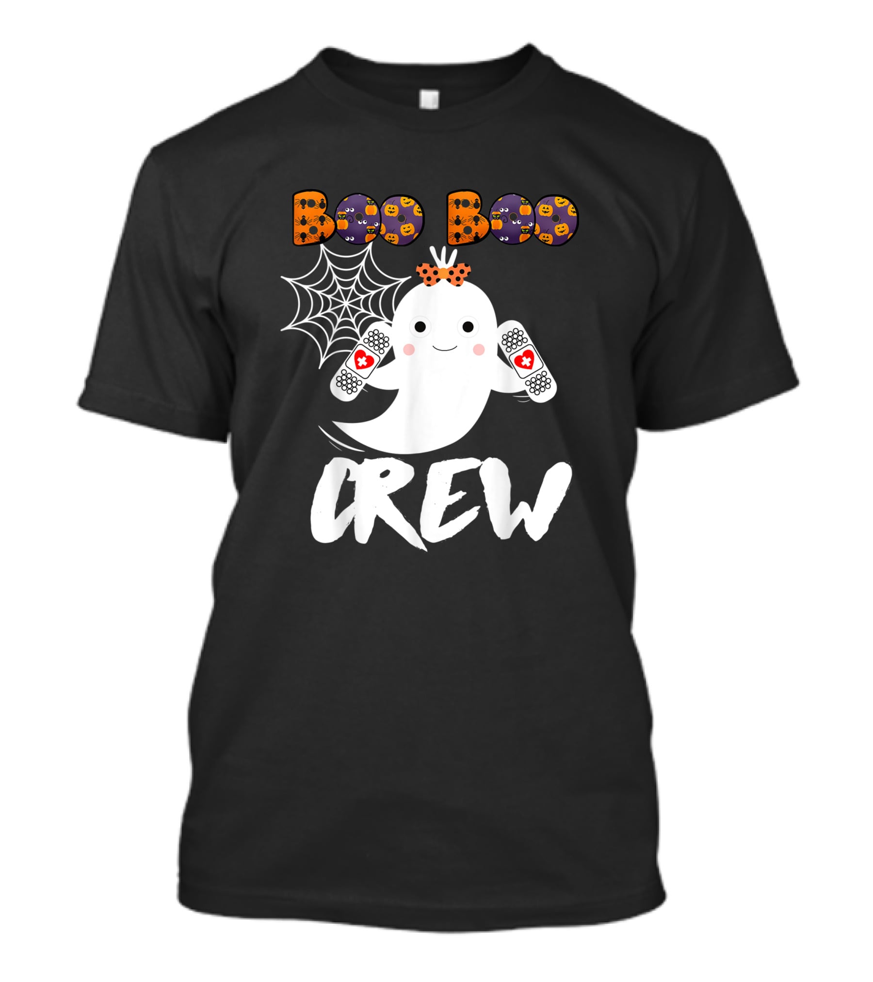 Boo Boo Crew Nurse Funny Halloween Ghost Costume Fun T-Shirt
