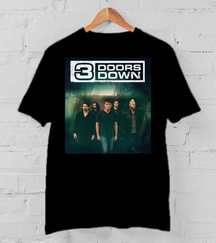 3 Doors Down Band Members Photo T-Shirt
