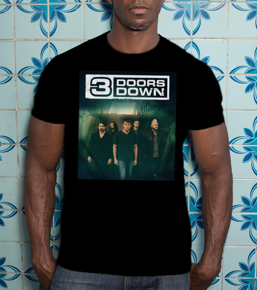 3 Doors Down Band Members Photo T-Shirt