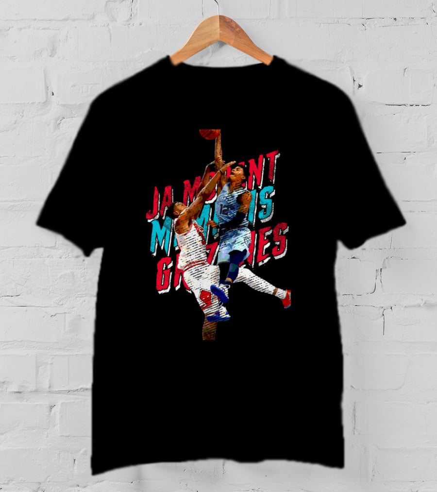 Ja Morant Memphis Grizzlies Dunking Action T-Shirt