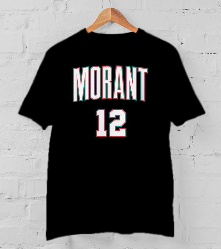 Ja Morant 12 Grizzlies Fan Gear T-Shirt
