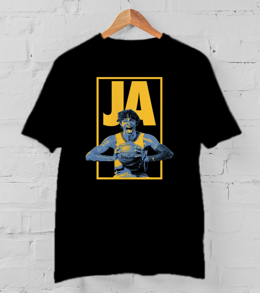 Ja Morant Memphis Grizzlies Hype Spalding Basketball T-Shirt