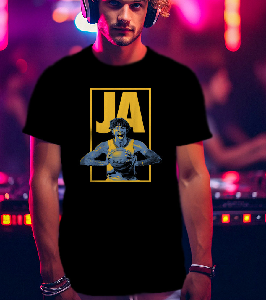 Ja Morant Memphis Grizzlies Hype Spalding Basketball T-Shirt