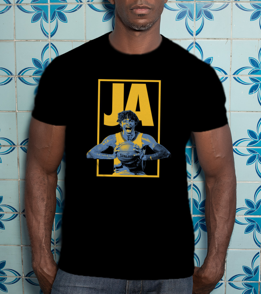 Ja Morant Memphis Grizzlies Hype Spalding Basketball T-Shirt