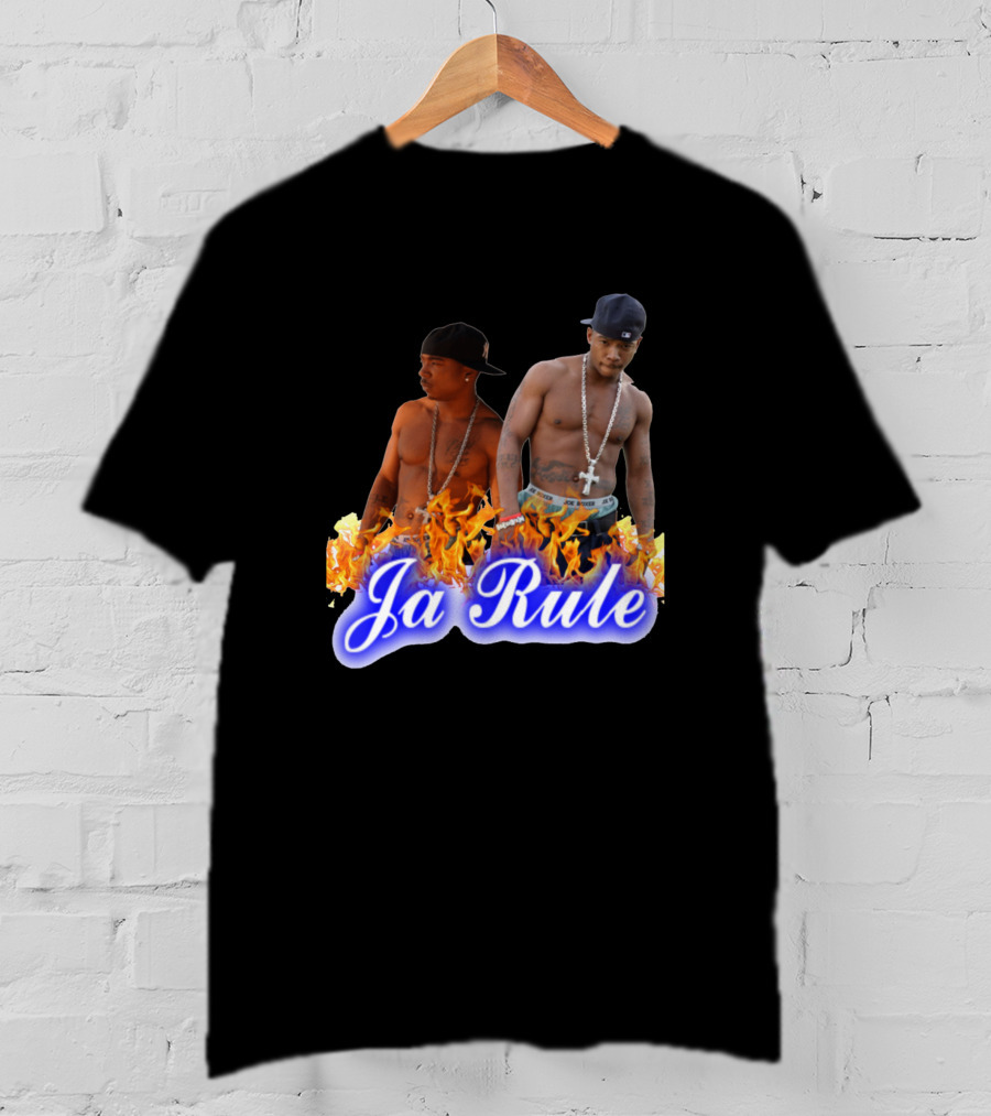 Ja Rule Vintage Fire Flames T-Shirt
