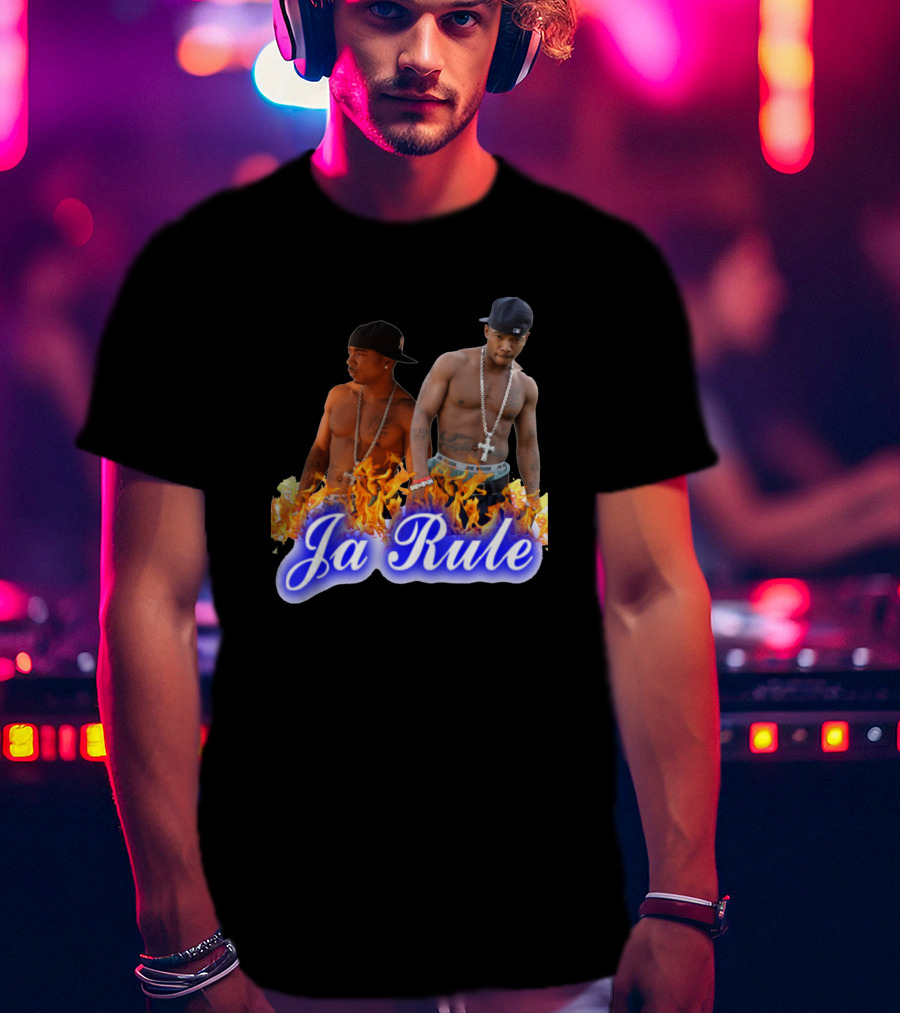 Ja Rule Vintage Fire Flames T-Shirt