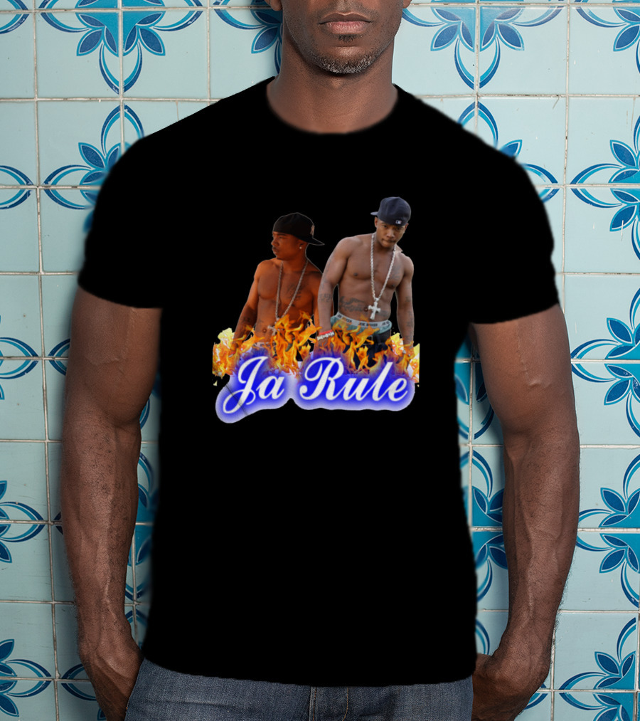 Ja Rule Vintage Fire Flames T-Shirt
