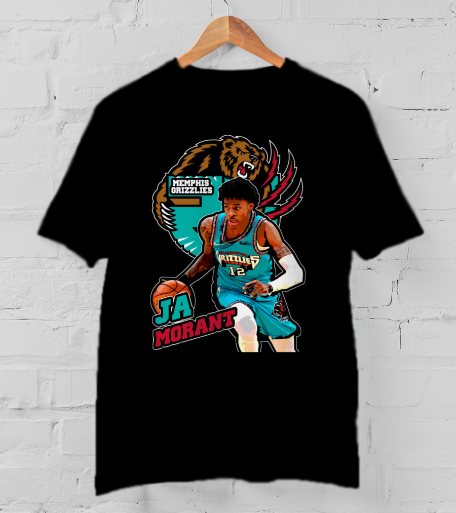 Memphis Grizzlies Rookie Ja Morant Basketball Player T-Shirt