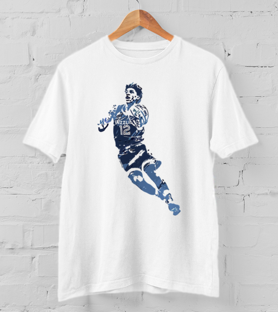 Grizzlies Basketball Player Silhouette 12 Funny Grizzliesa3hfc T-Shirt