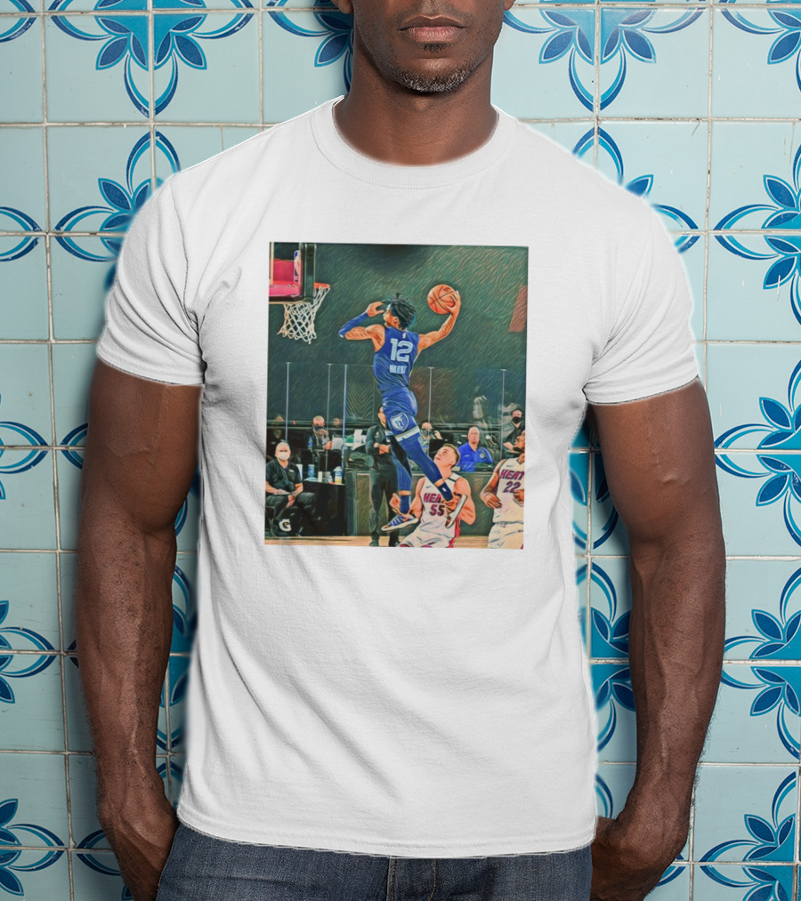 Ja Morant Dunk Over Miami Heat T-Shirt
