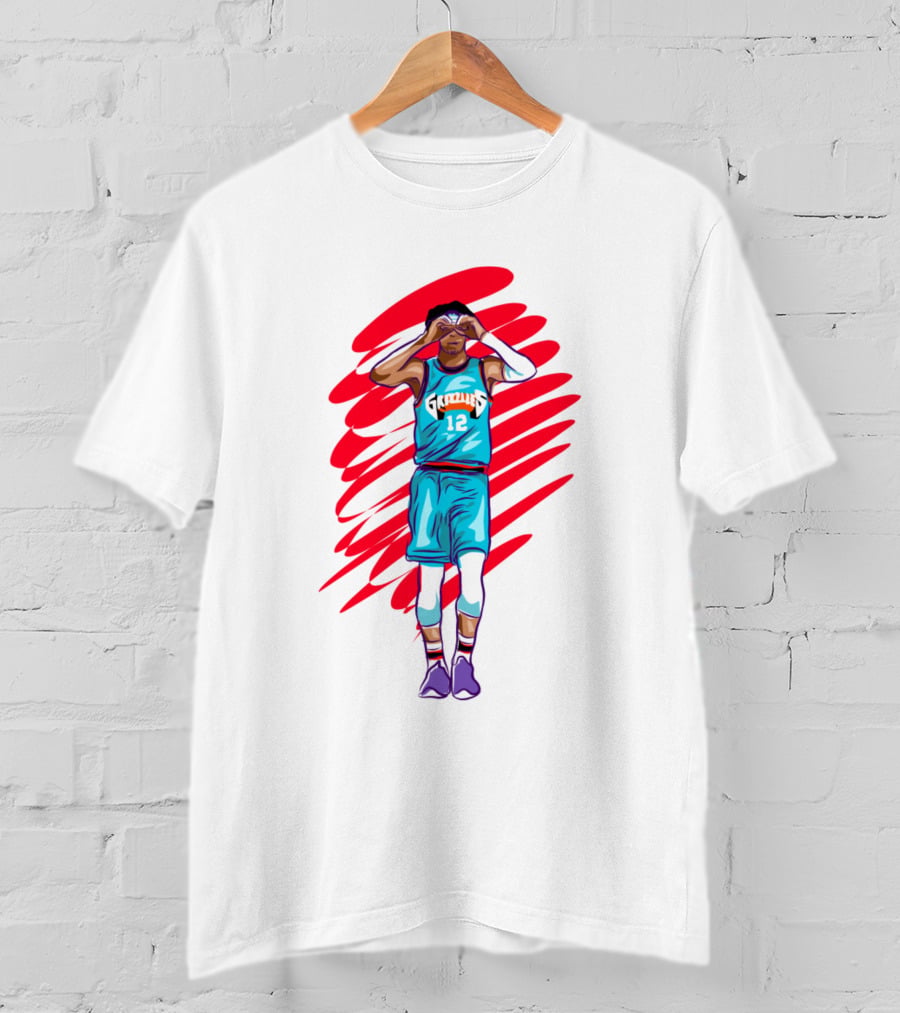 Funny Ja Morant Memphis Grizzlies Basketball Pose T-Shirt