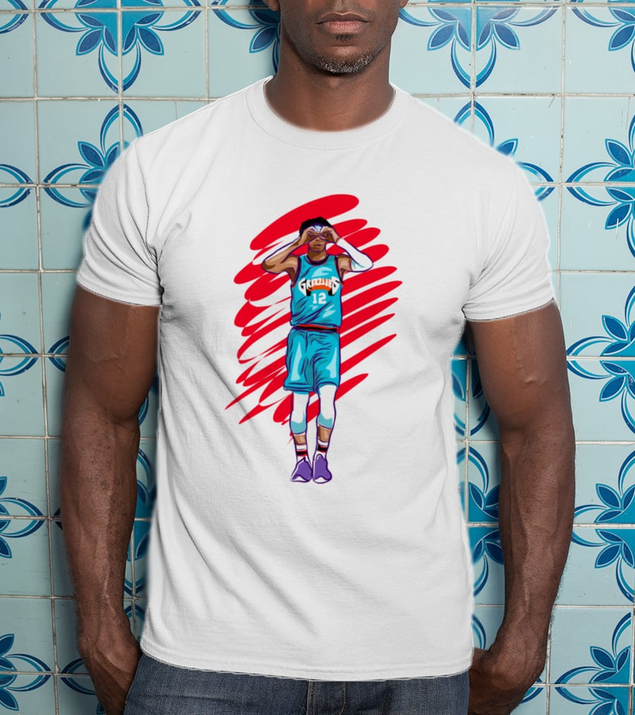 Funny Ja Morant Memphis Grizzlies Basketball Pose T-Shirt