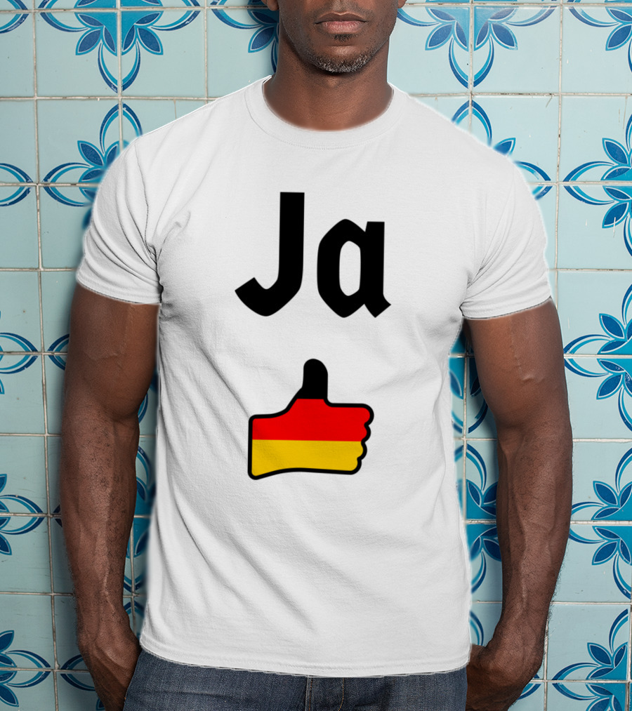 Ja Thumbs Up German Flag T-Shirt