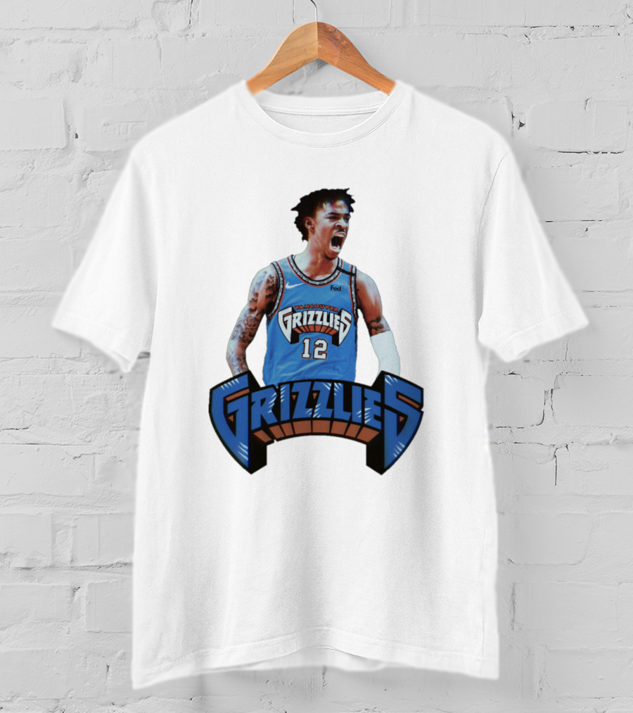 Funny Retro Feal Jamorant Grizzlies 12 Vancouver T-Shirt