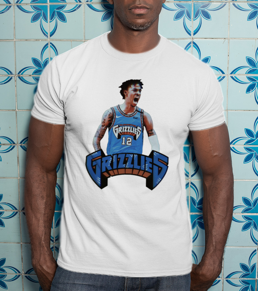 Funny Retro Feal Jamorant Grizzlies 12 Vancouver T-Shirt