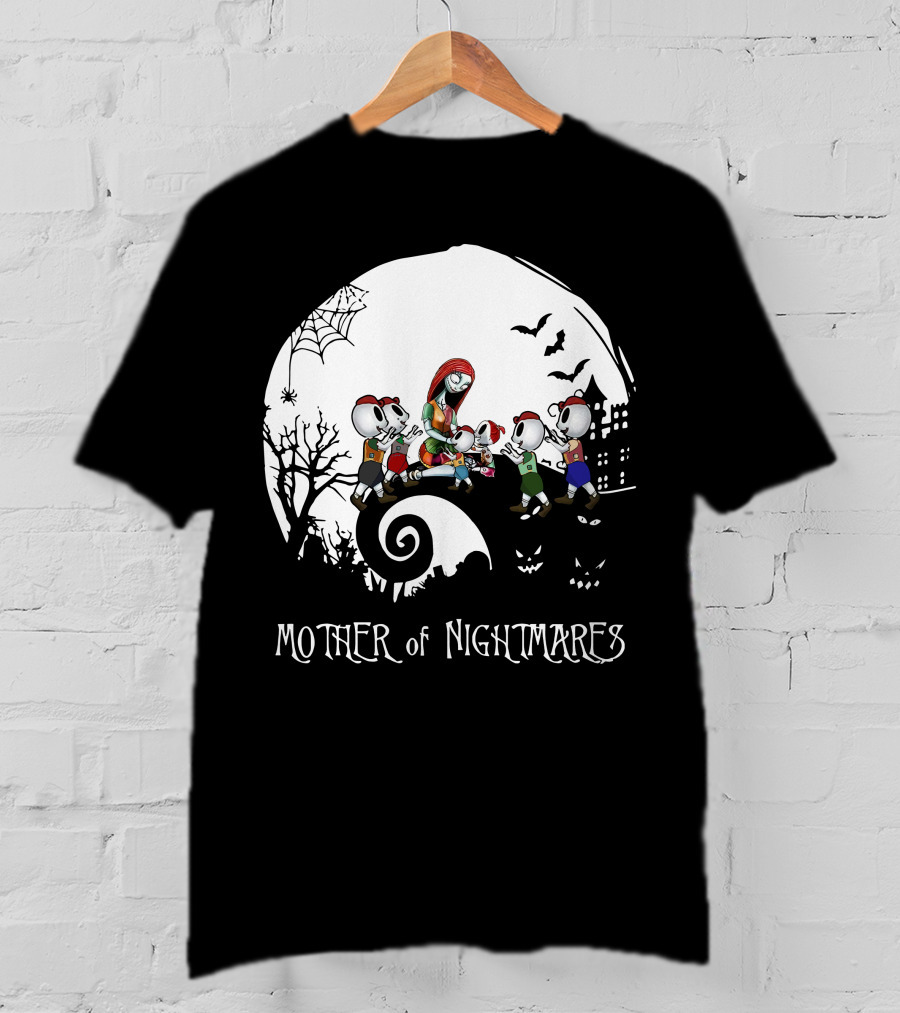 Mother Of Nightmares Halloween Scene With Five Characters T-Shirt