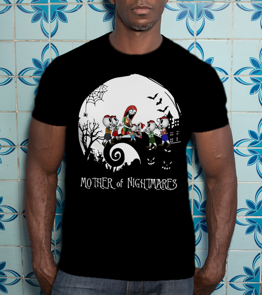 Mother Of Nightmares Halloween Scene With Five Characters T-Shirt