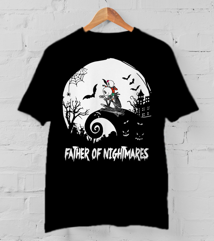 Father Of Nightmares Halloween Scene T-Shirt