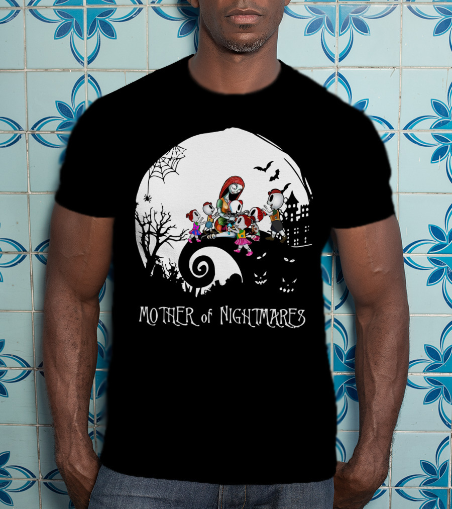 Mother Of Nightmares 3boys 3girls Halloween Scene T-Shirt