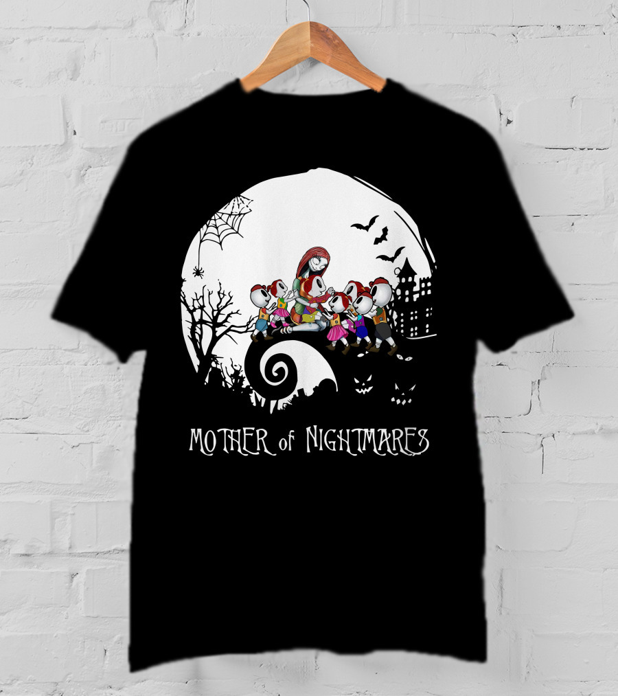 Mother Of Nightmares 4girls 3boys Halloween Characters T-Shirt