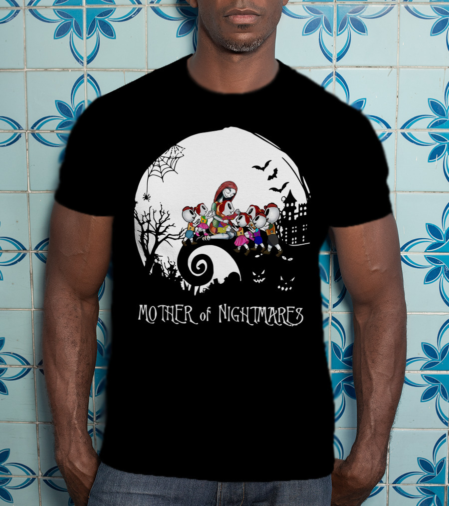 Mother Of Nightmares 4girls 3boys Halloween Characters T-Shirt