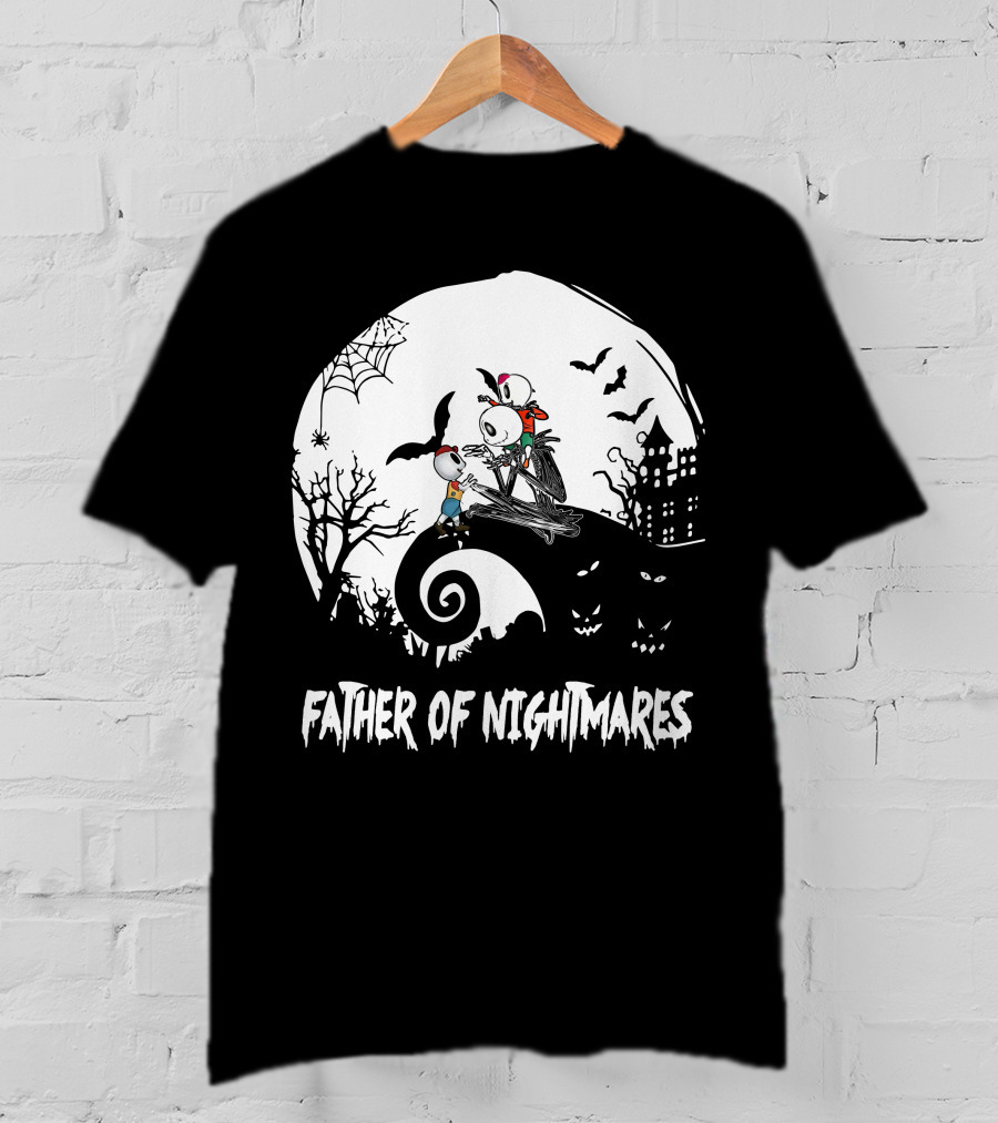 Father Of Nightmares Halloween Comedy T-Shirt