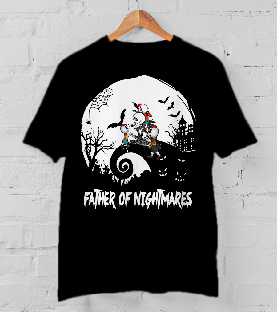 Father Of Nightmares 3 Boys Halloween T-Shirt