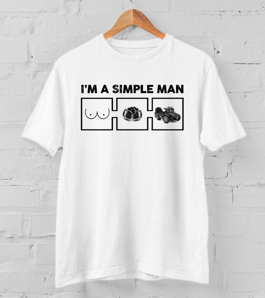 I'm A Simple Man Can-Am Three Essentials T-Shirt