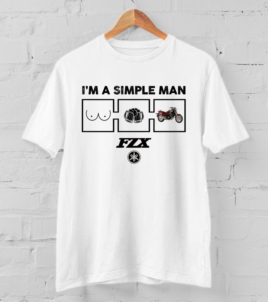 I'm A Simple Man FZX Yamaha T-Shirt