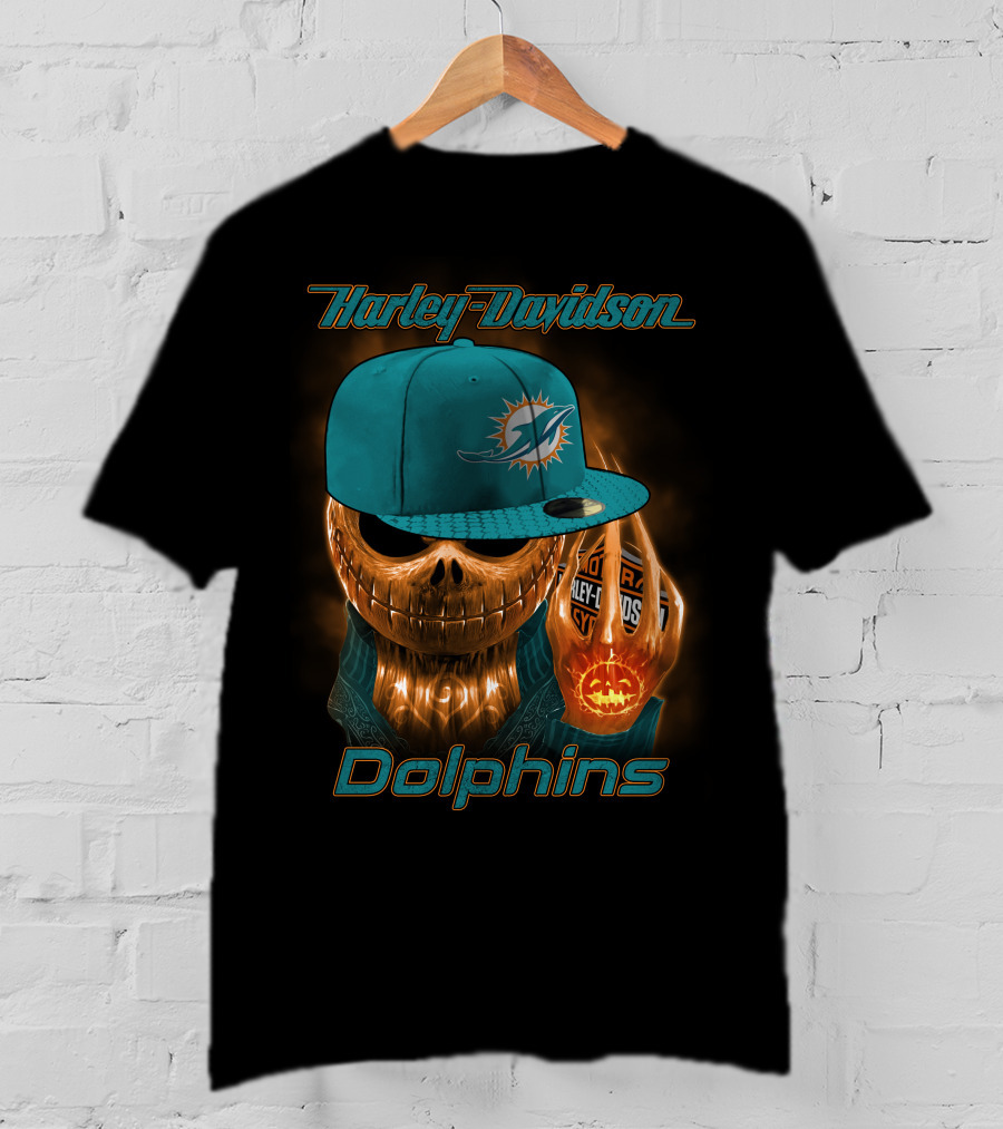 Harley Davidson Miami Dolphins T-Shirt