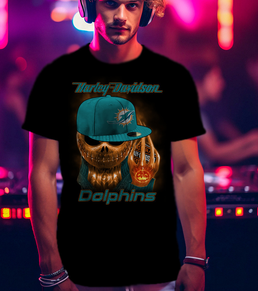 Harley Davidson Miami Dolphins T-Shirt
