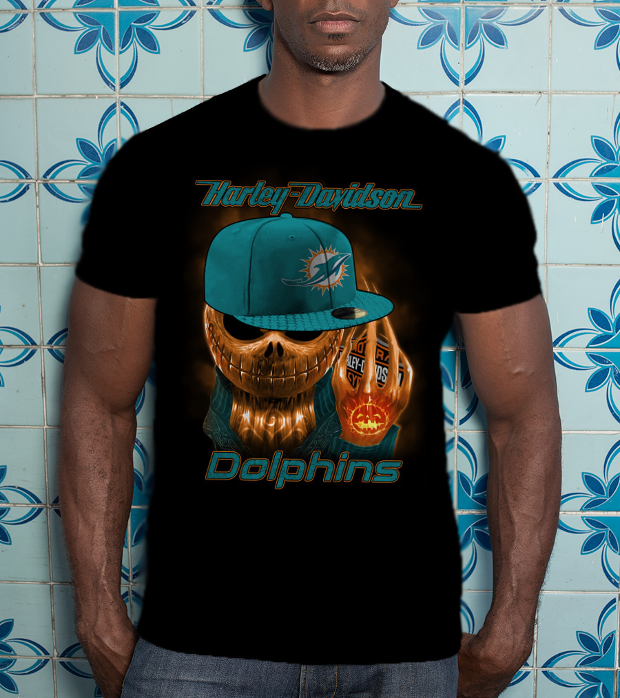 Harley Davidson Miami Dolphins T-Shirt
