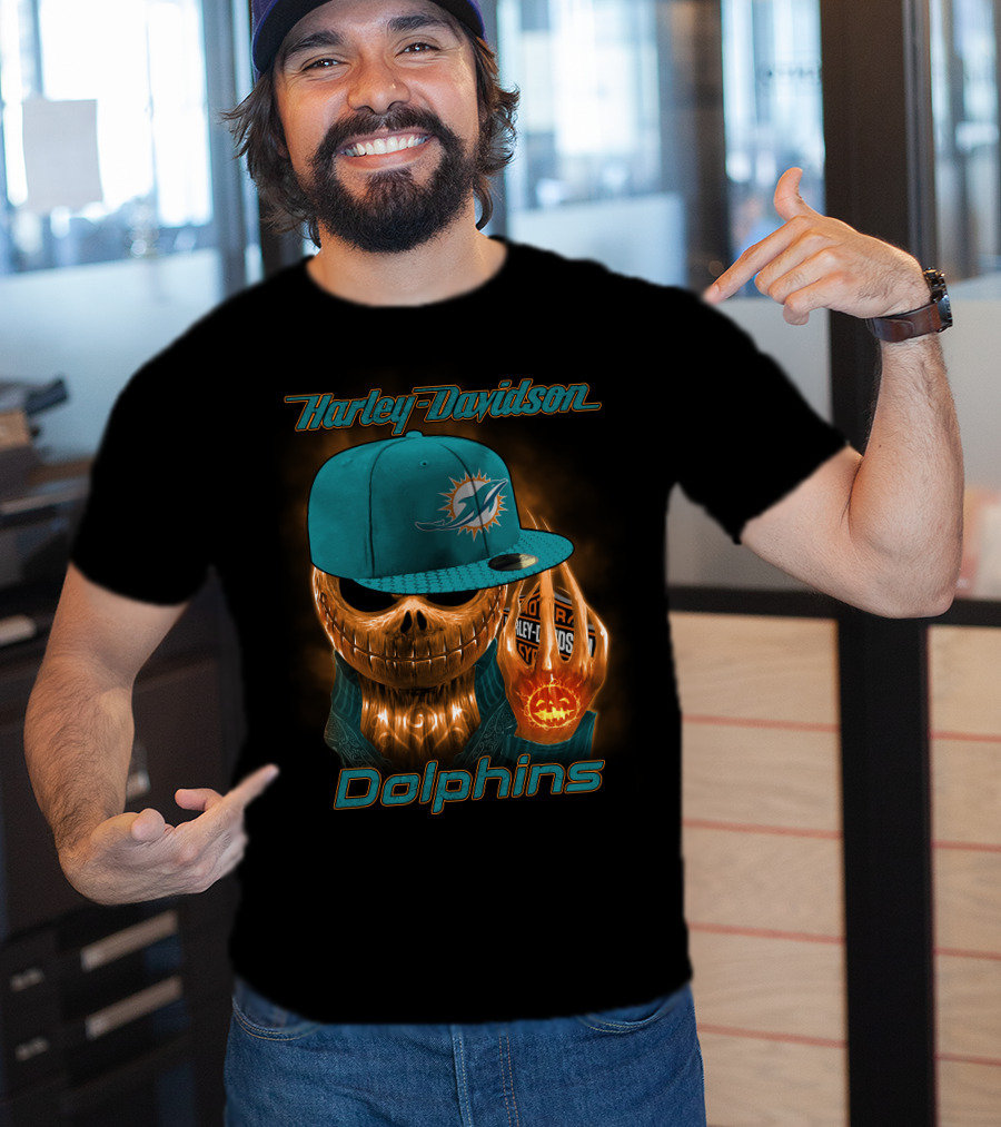 Harley Davidson Miami Dolphins T-Shirt