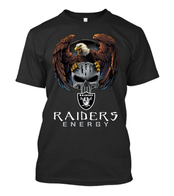 Raiders Energy Eagle Shield Las Vegas Raiders T-Shirt