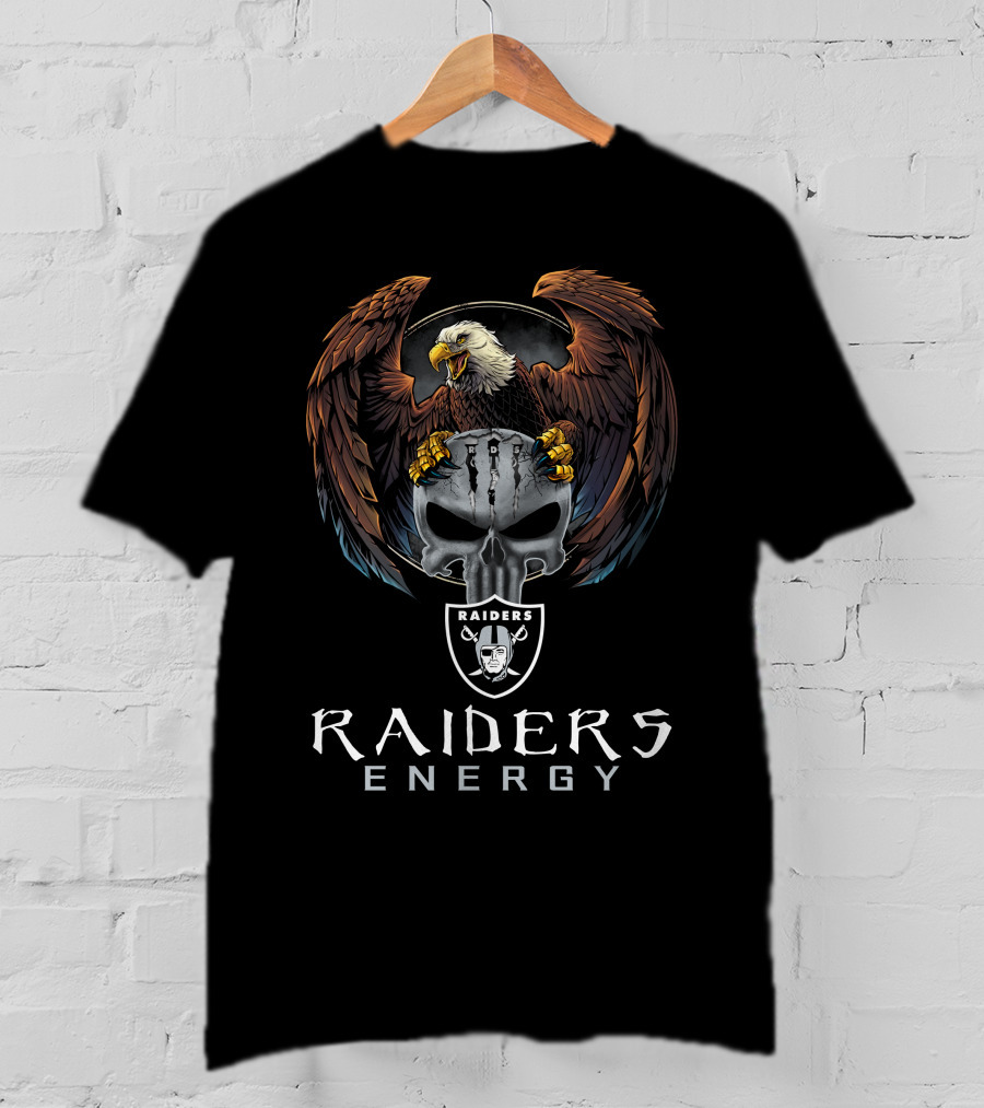 Raiders Energy Eagle Shield Las Vegas Raiders T-Shirt